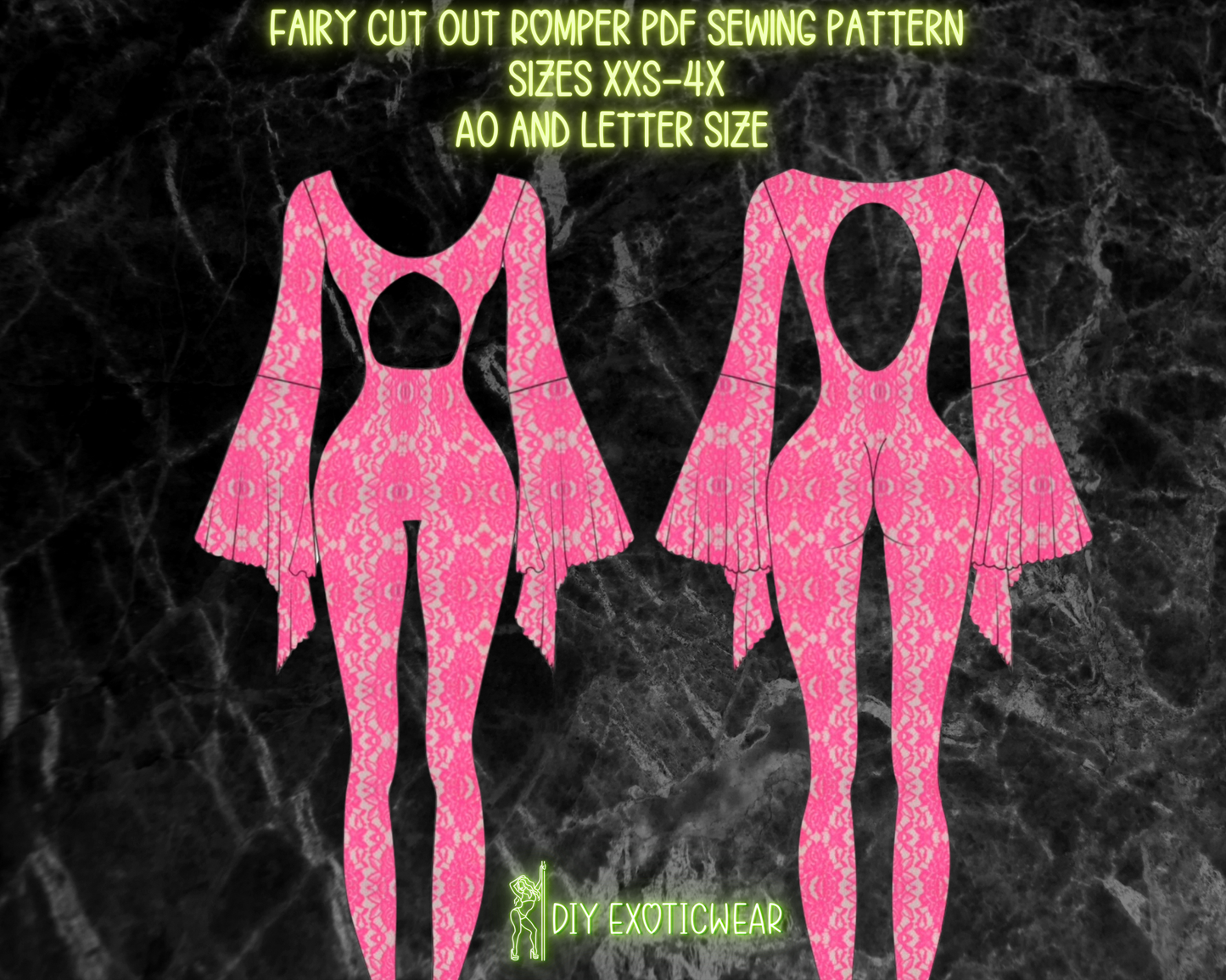 Fairy Cutout Jumpsuit PDF Pattern